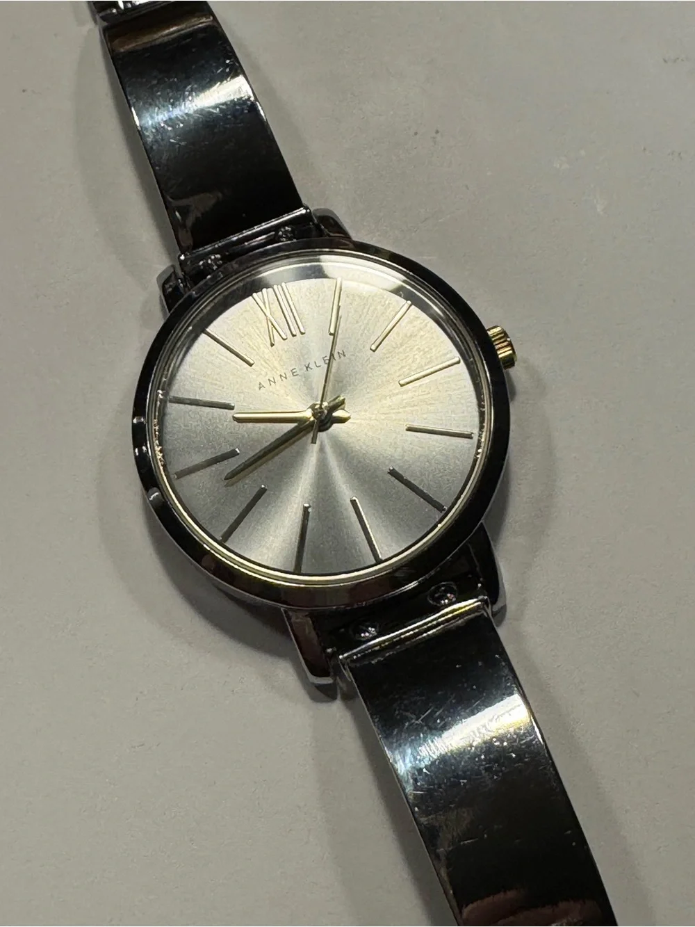 Anne Klein Silver Stainless Steel Bracelet Watch